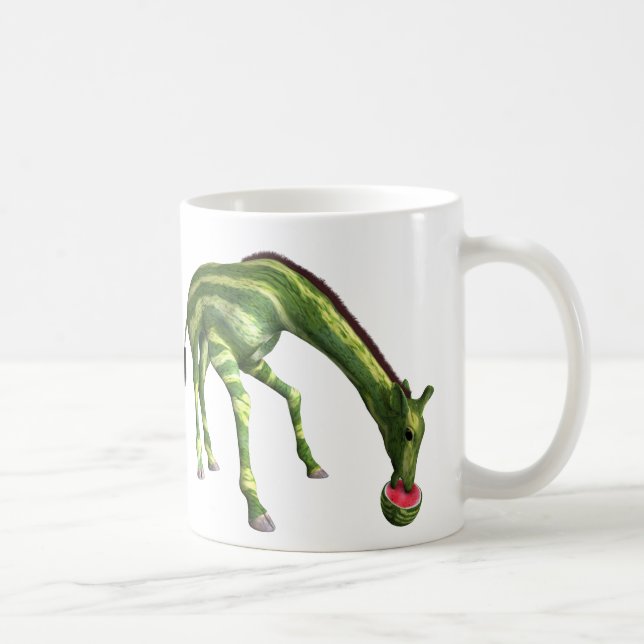 Mug Giraffe Manger de la pastèque (Droite)