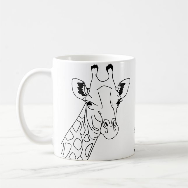 Mug Giraffe minimaliste (Gauche)