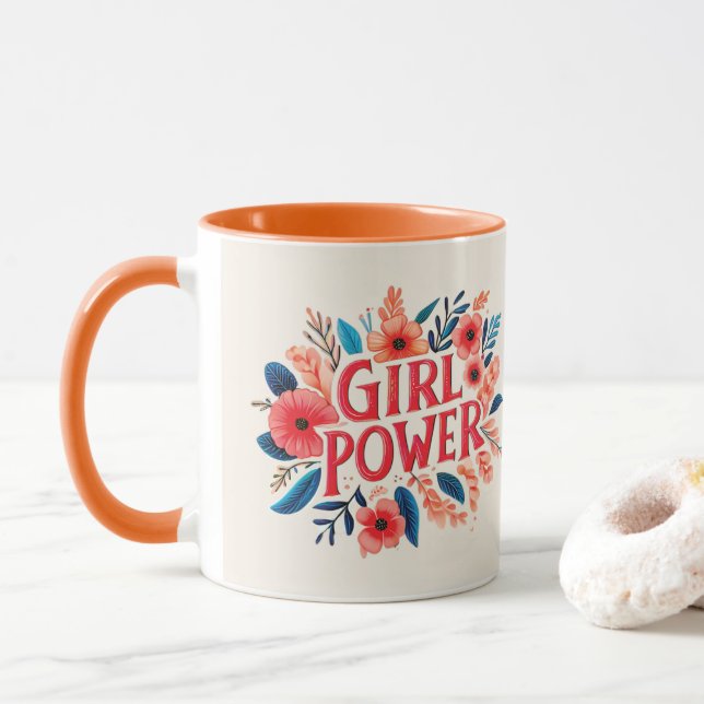Mug Girl Power (Avec donut)