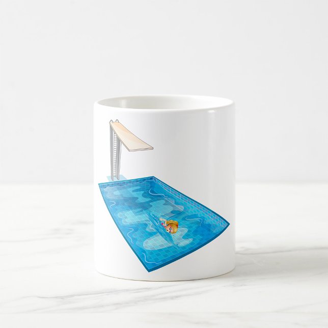 Mug Girl Swimming (Créateur téléchargé)