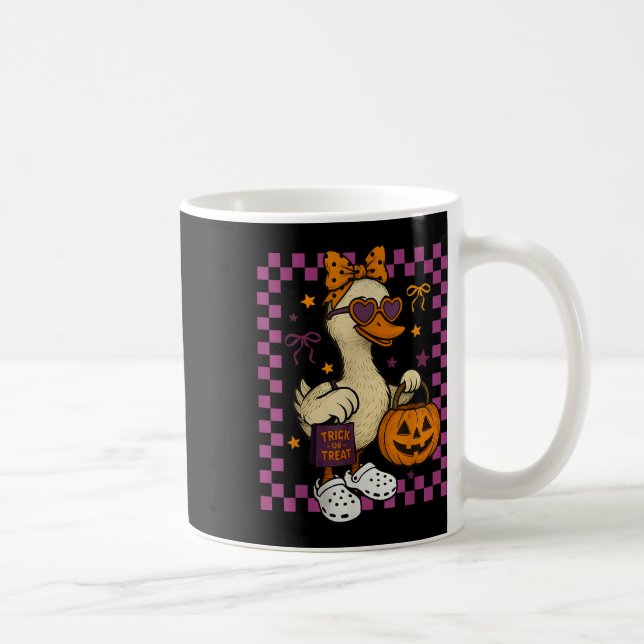 Mug Girls Goose Halloween Spooky Goosey Silly Goose Pu (Droite)