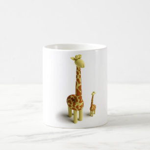 Mug Girrafe et girafe de bébé