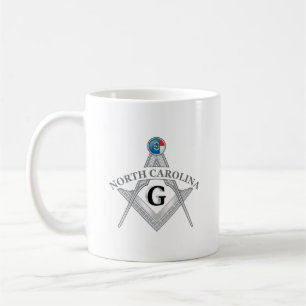 Mug Gîte de franc-maçonnerie de l'état de Caroline du