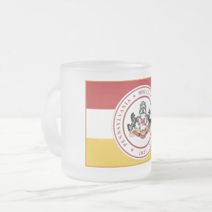 * Mug givré (10 ou 16 oz) avec logo PMC FLAG