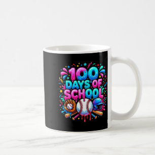 Mug Glace de baseball qui coule 100 jours d'école élèv