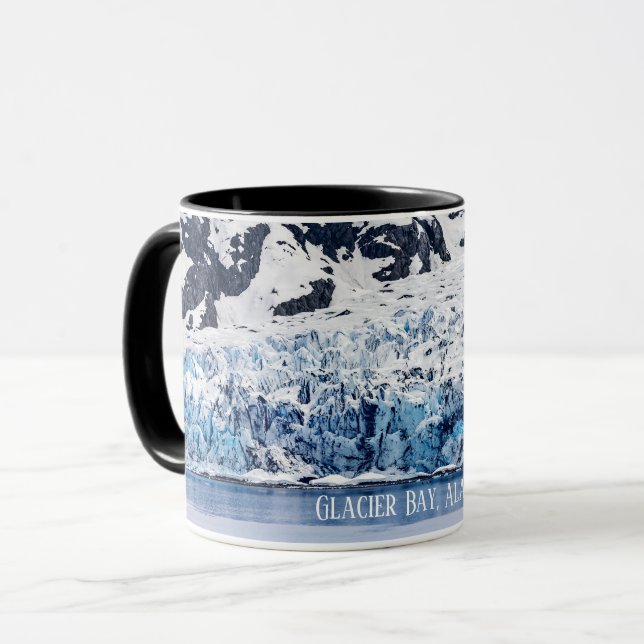 Mug Glacier Bay, Cruising Alaska, Glacier Lamplugh, (Devant gauche)