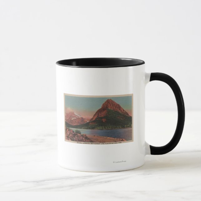 Mug Glacier, MT - Vue de Grinnell Mt. & Swiftcurren (Droite)
