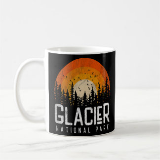 Mug Glacier National Park Retro Style Vintage les anné
