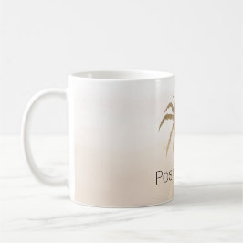 Mug Glam Gold Tropical Palm Tree Ombre