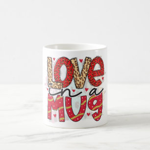 Mug Glam Parties scintillant Gold Red Luxe Love Valent