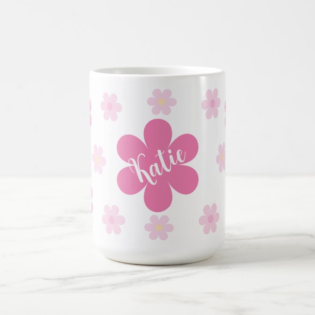 Mug  Glamour Fleur Rose- (Centre)