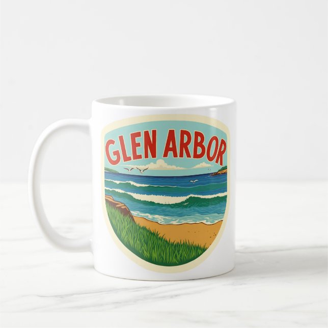 Mug Glen Arbor Michigan Vintage (Gauche)