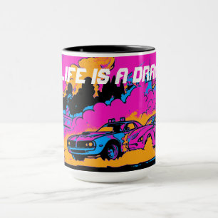 Mug Glisser-Racing Burn-Out - Glisser-racing Cars