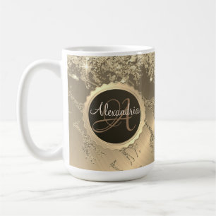 Mug Glitterie Giraffes sur Glitzy Gold