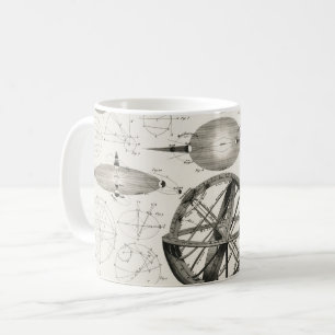 Mug Globe astronomique vintage