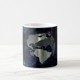 Mug Globe de la terre en métal