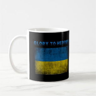 Mug Gloire aux héros, supportez l'Ukraine