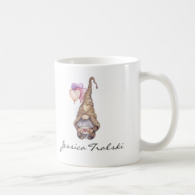 Mug Gnome cardiaque personnalisée (Droite)