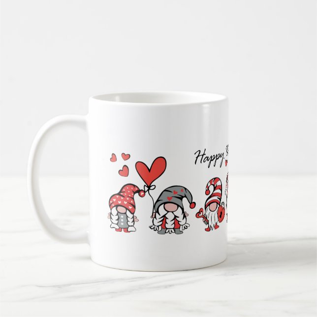 Mug Gnome de la Saint-Valentin (Gauche)