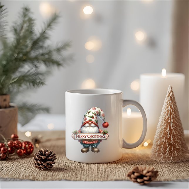 Mug Gnome de Noël joyeux (Créateur téléchargé)
