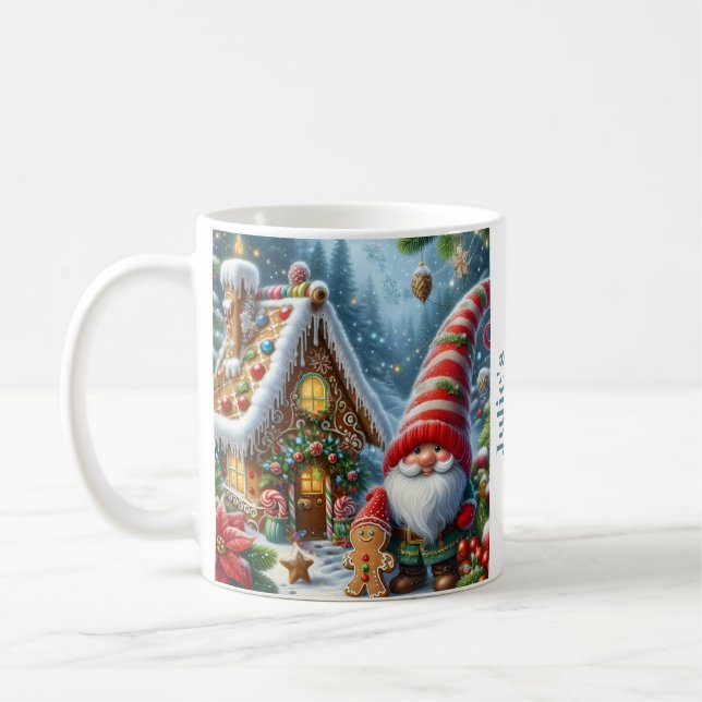 Mug Gnome for Christmas Personalized (Gauche)