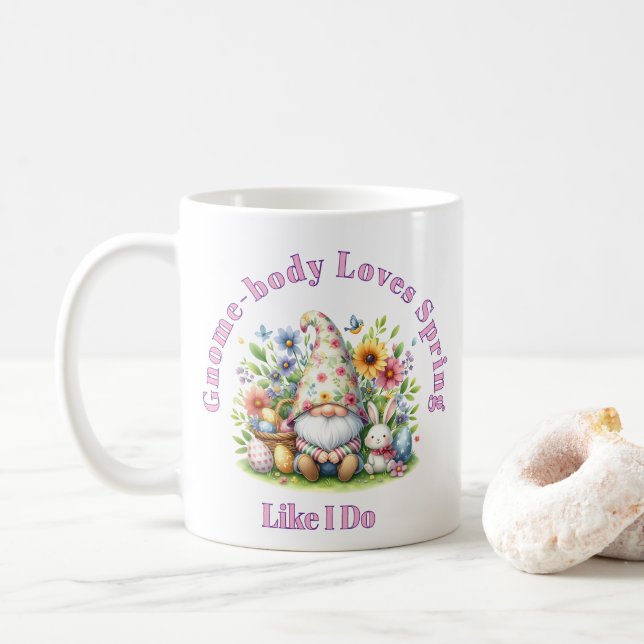 Mug Gnome Printemps  (Avec donut)