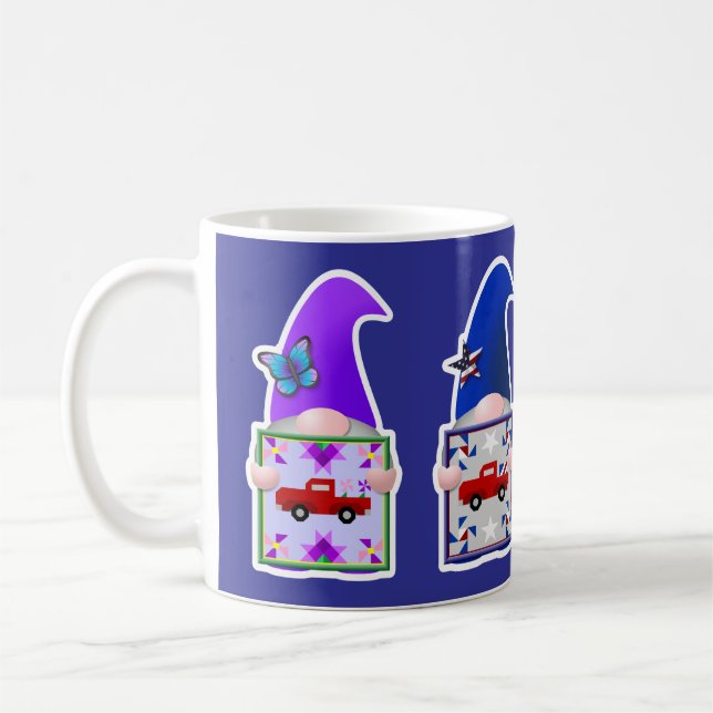 Mug Gnomes avec des courtepointes à quatre saisons (Gauche)