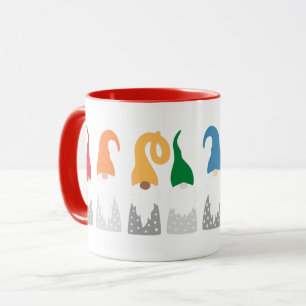 Mug Gnomes de Noël (arc-en-ciel)