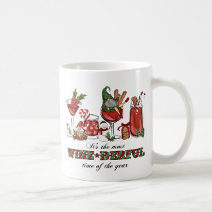 Mug Gnomes de Noël scandinaves mignons avec verre de v