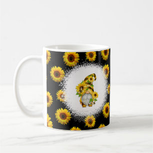 Mug Gnomes Whimsical avec tournesols