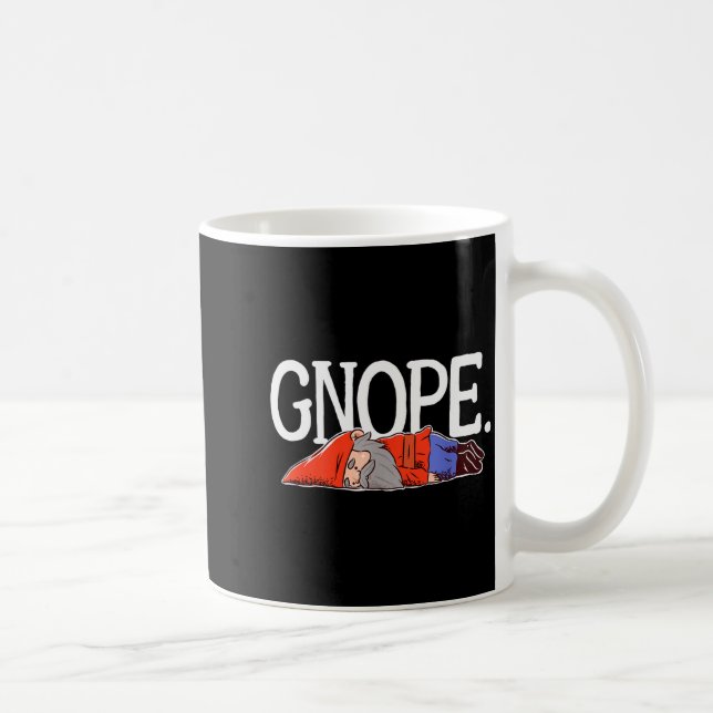 Mug Gnope Gnome Dwarf Funny Garden Elf Christmas  (Droite)