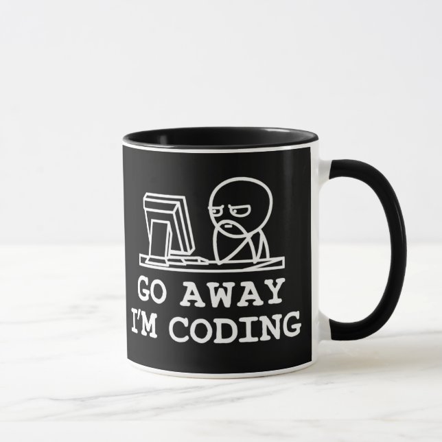 Mug Go Away IM Coding (Droite)
