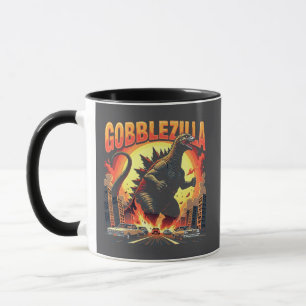 Mug Gobblezilla Éffrayant Turquie Thanksgiving Gobble