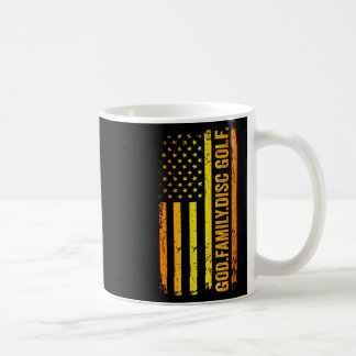 Mug God Family Disc Golf Us American Flag Father's Day