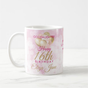 Mug Godgirl glamour 16e ballon d'anniversaire