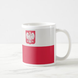 Mug Godłem de Flaga Polski z - drapeau de la Pologne