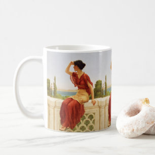 Mug Godward Le Signal Belle Femme Portrait Art
