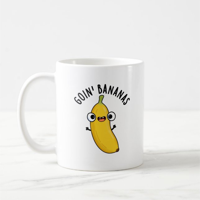 Mug Goin Bananes Funky Fruit Pun (Gauche)