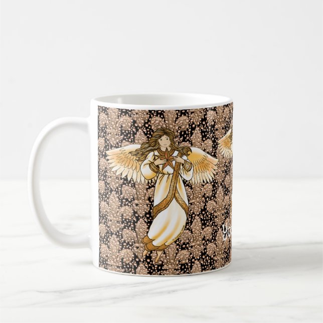 Mug Gold Christian Angel (Gauche)