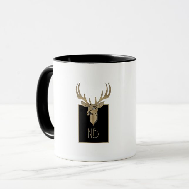 Mug Gold Deer Head (Devant gauche)