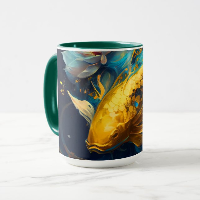 Mug Gold Koi :: (Devant gauche)
