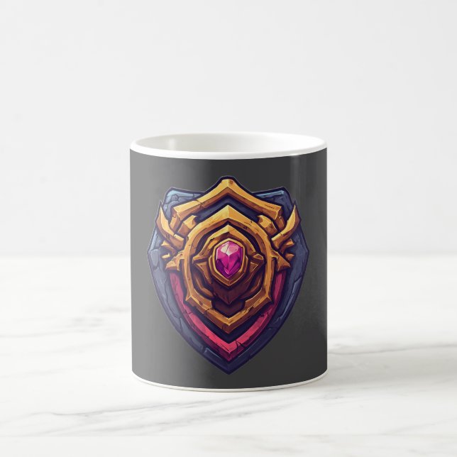 Mug Golden Amethyst Emblem (Centre)