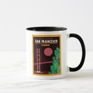 Mug Golden gate bridge la nuit