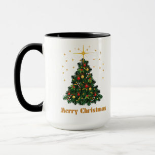 Mug "Golden Glow : Joyeux Noël Elegance Mug"