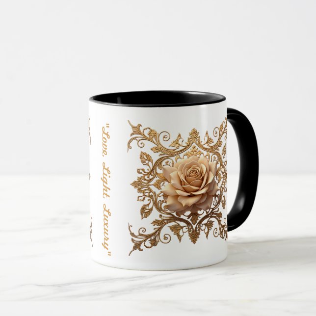 Mug "Golden Heart Shine" (Devant droit)