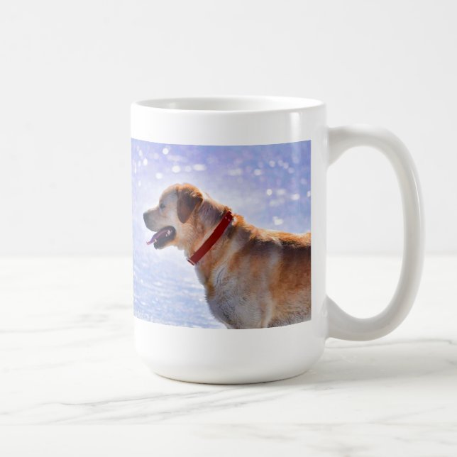 Mug Golden Labrador Retriever Dog-lover Cadeau (Droite)