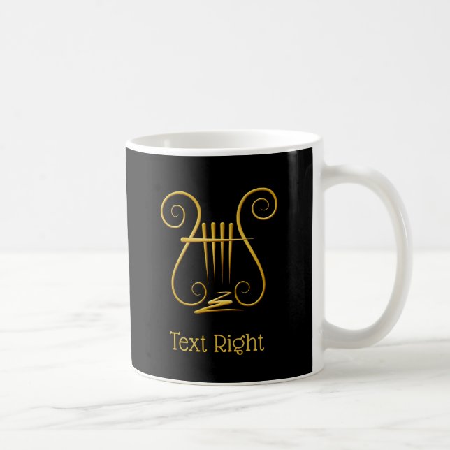 Mug Golden lyre (Droite)