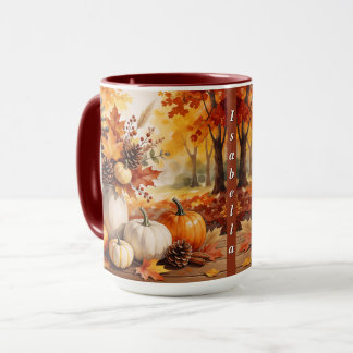 Mug Golden Modern Autumn Thanksgiving Collection