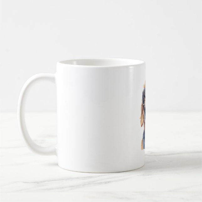 Mug Golden Retriever avec lunettes de soleil (Gauche)
