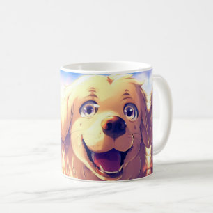 Mug Golden Retriever chien souriant